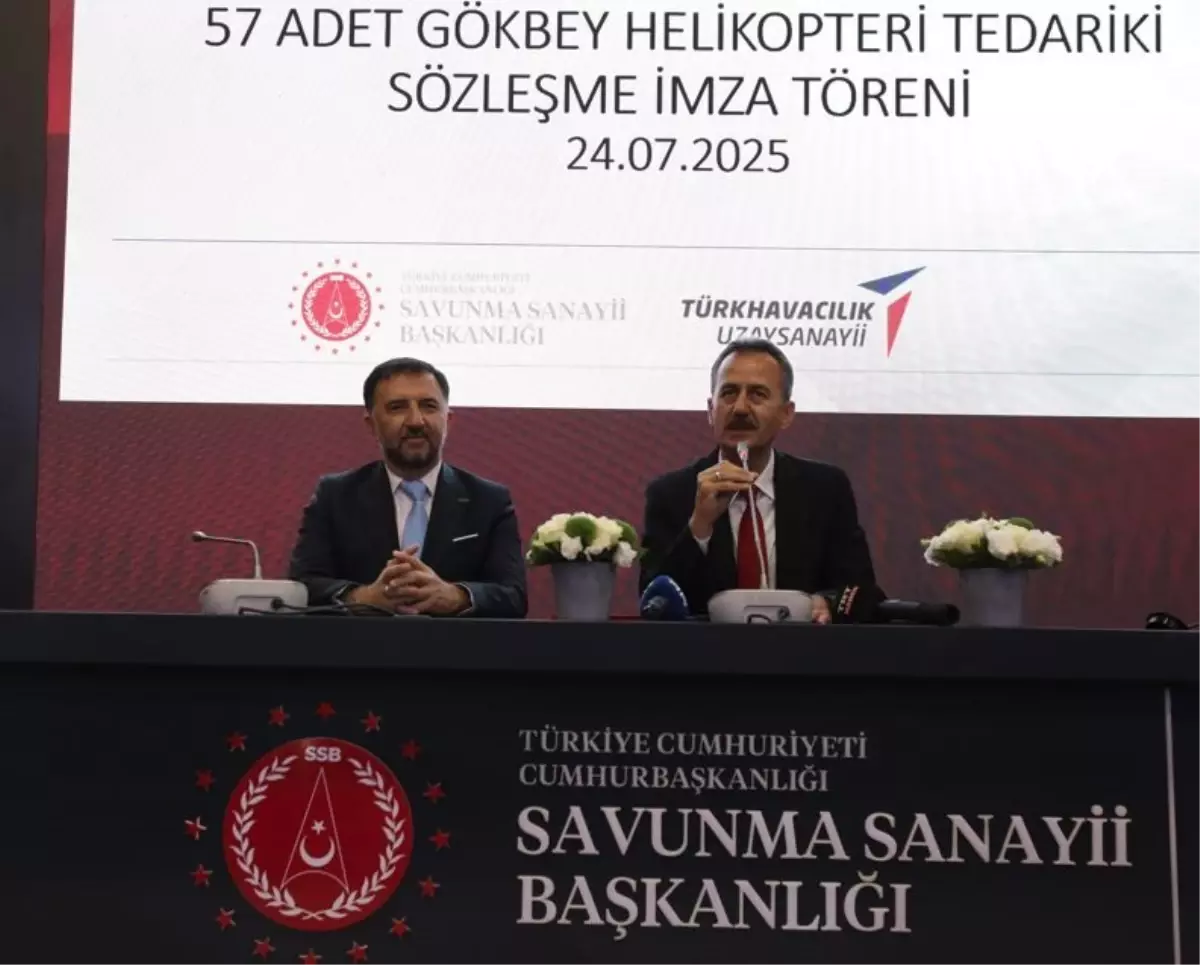 TUSAŞ'tan 57 GÖKBEY Helikopteri Anlaşması
