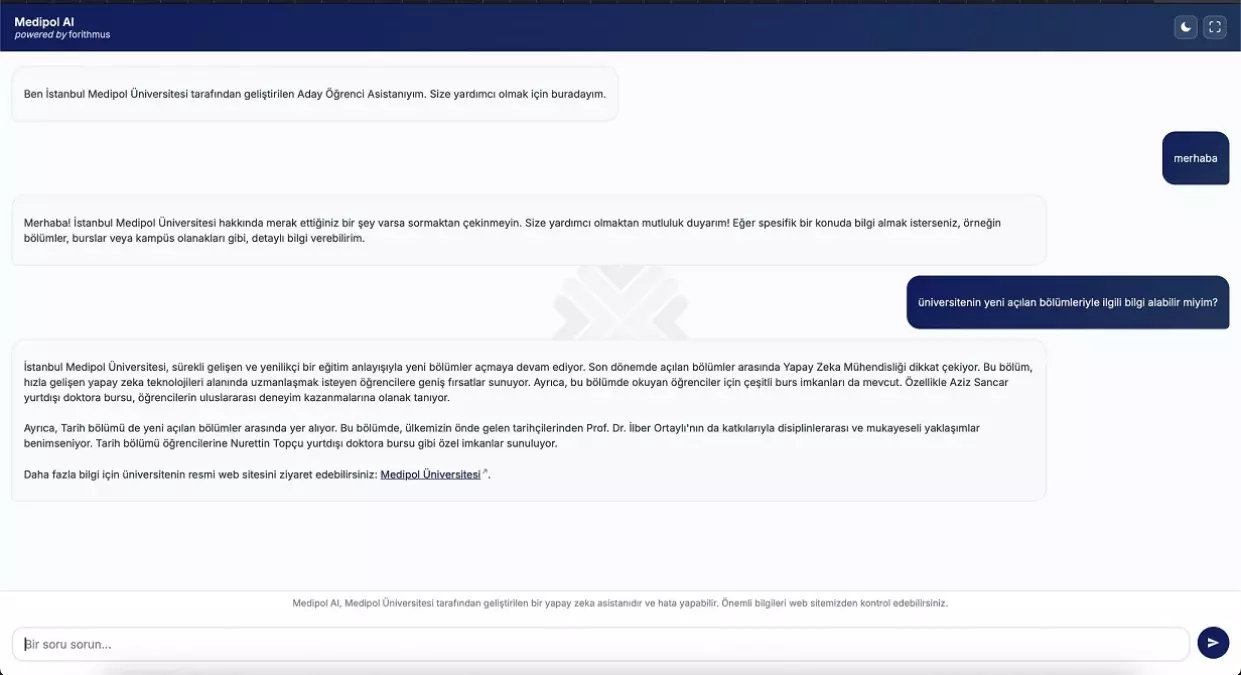 Medipol'den Yapay Zeka ile Dijital Rehber