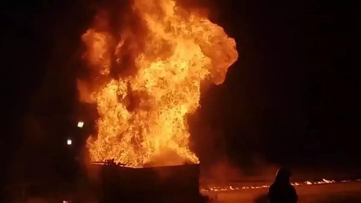 Diyarbakır'da Petrol Kuyusunda Patlama