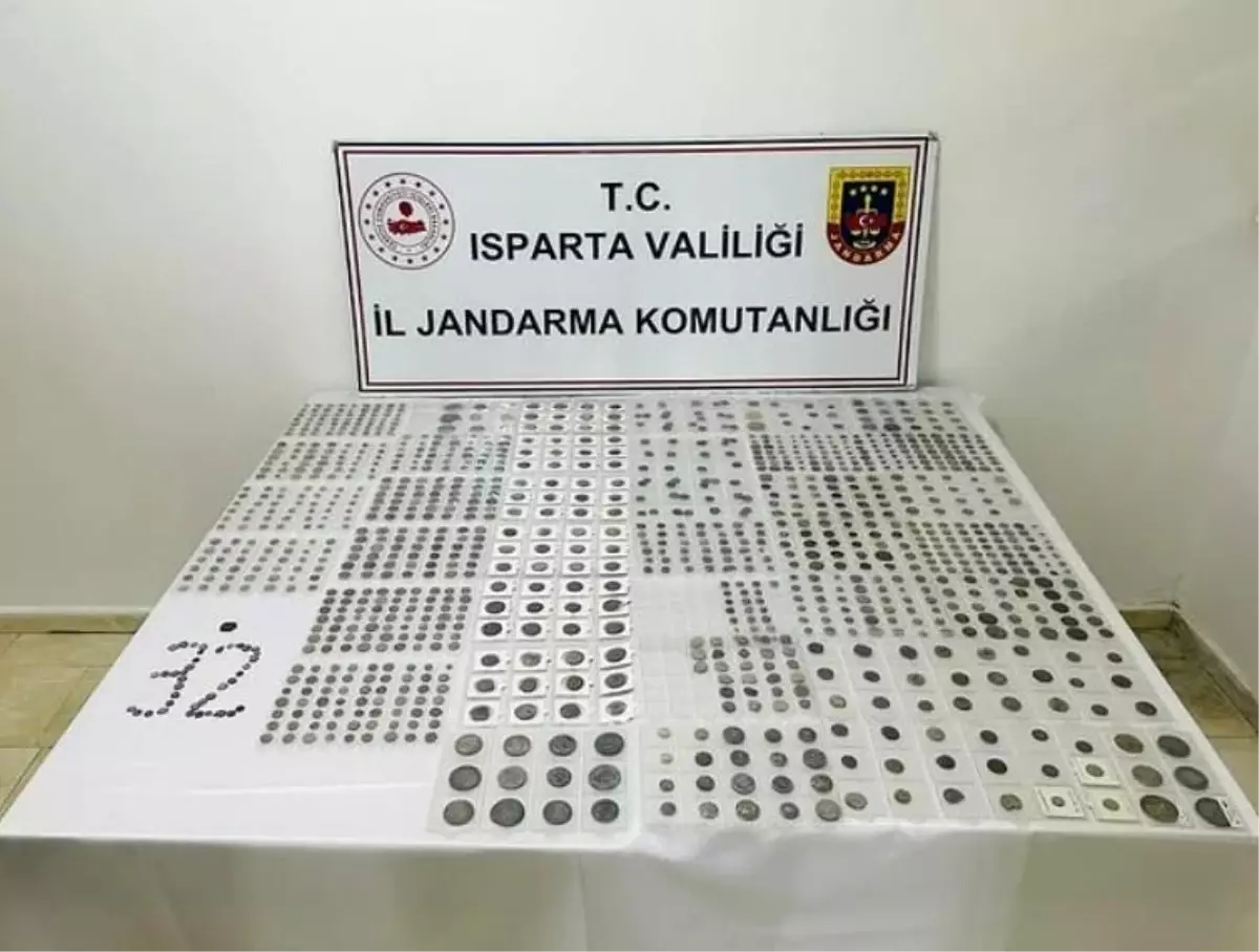 Isparta'da Tarihi Sikkeler Ele Geçirildi