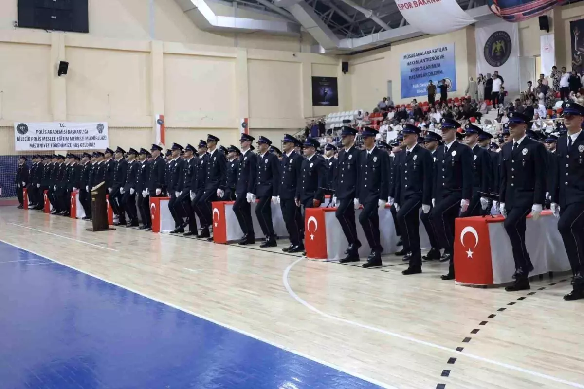 Bilecik'te 31. Dönem Polis Mezuniyet Töreni