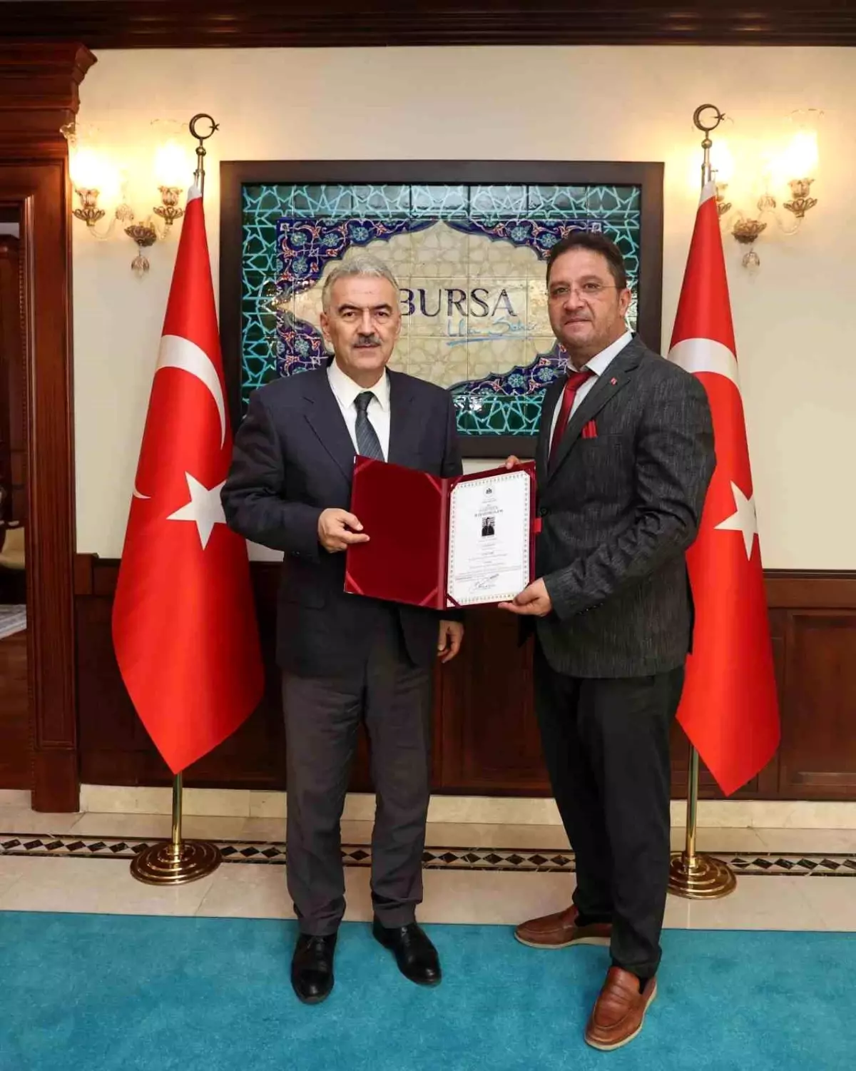 Osman Başeğmez'e Veda Ziyareti