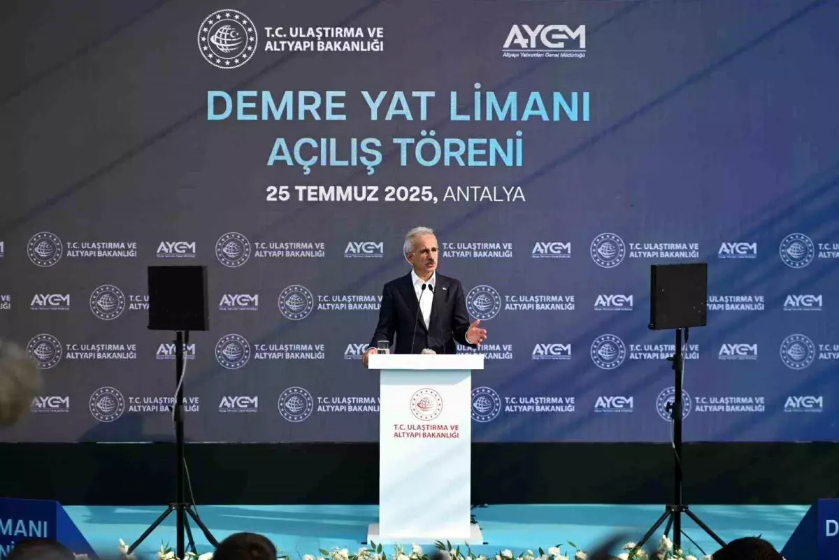 Demre Yat Limanı Açıldı