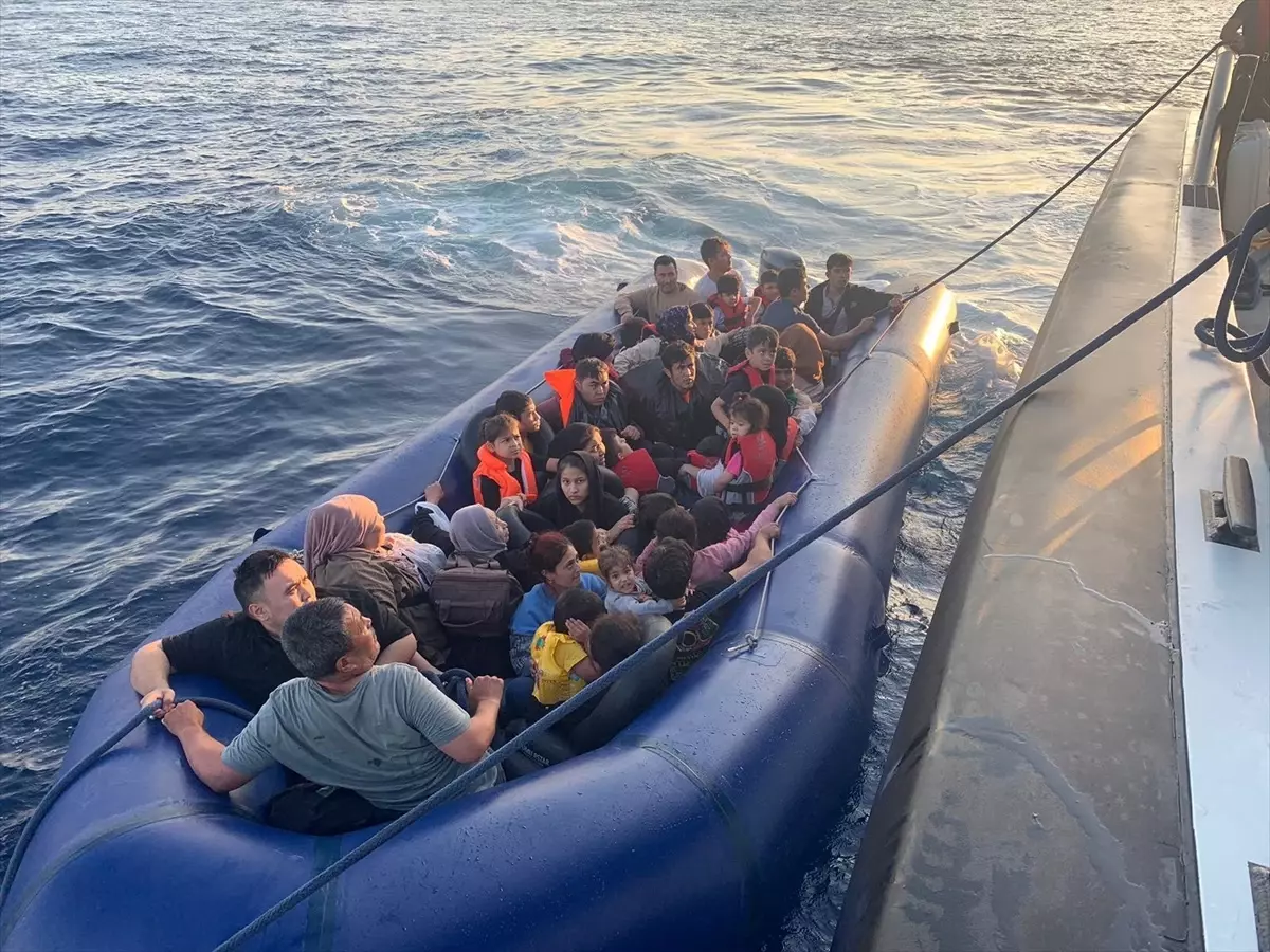 Çanakkale'de 38 Düzensiz Göçmen Yakalandı