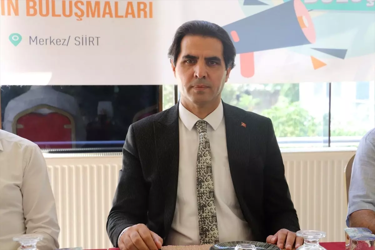 Siirt Milli Eğitim Müdürü Basın Mensuplarıyla Buluştu