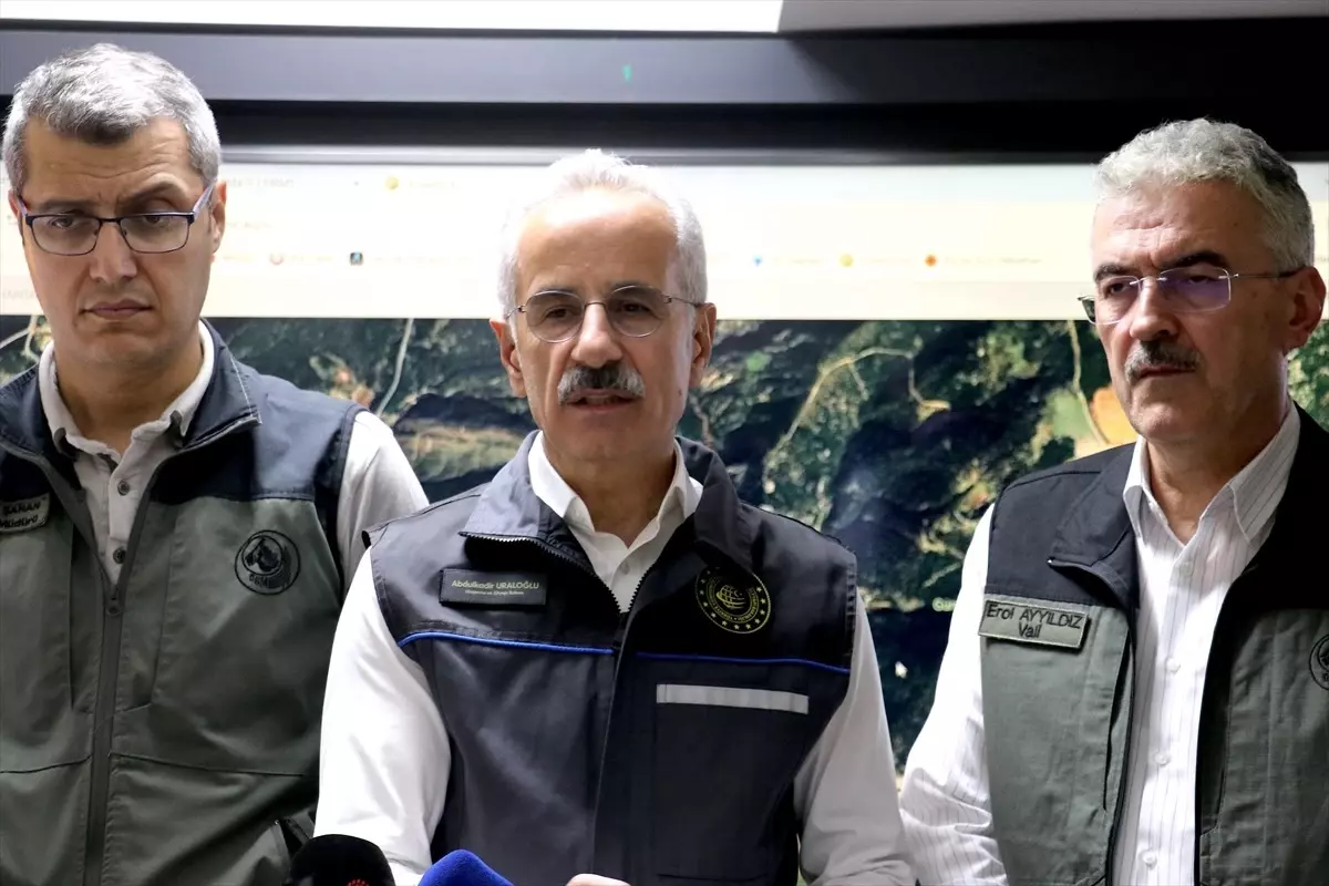 Bursa'daki Orman Yangınına Müdahale