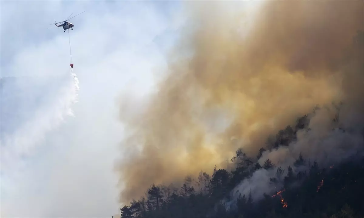 Safranbolu'da Orman Yangını 4. Gününde