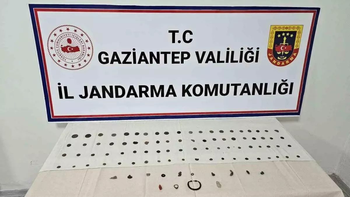 Gaziantep'te Tarihi Eser Kaçakçılığına Operasyon