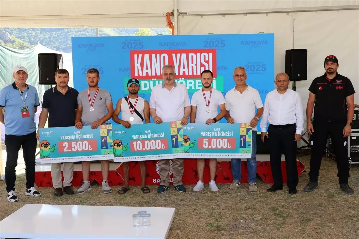 Kapıkayafest'te Kano Yarışı Heyecanı