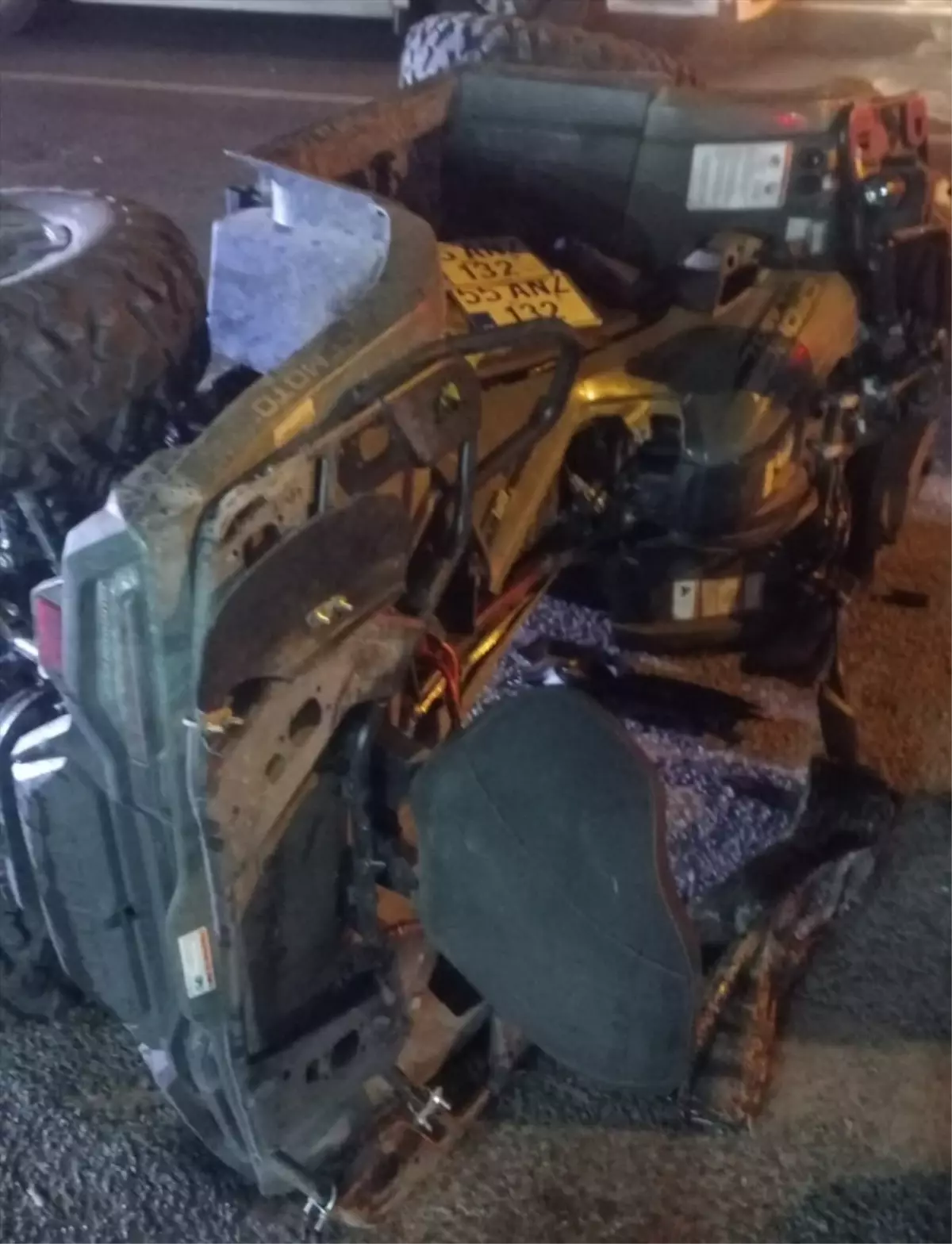 Samsun'da ATV ile otomobil çarpıştı: 6 yaralı