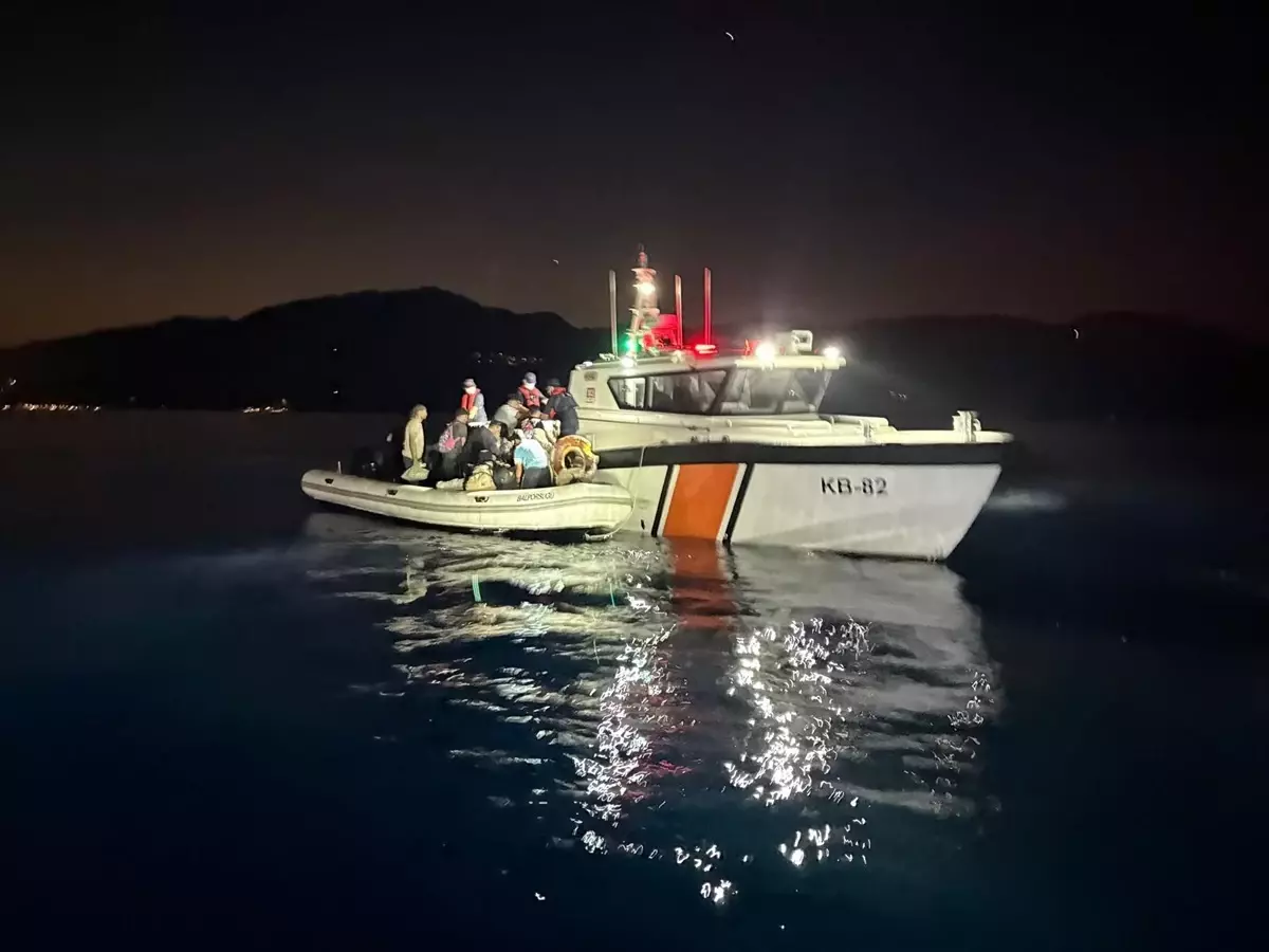 Fethiye'de 33 Düzensiz Göçmen Yakalandı