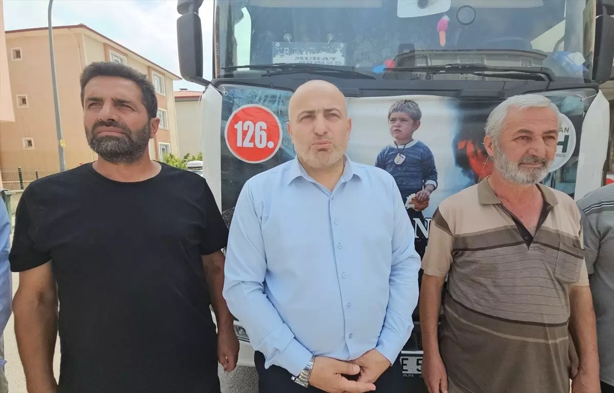 Erzincan'dan Suriye'ye İnsani Yardım Tırı Yola Ç çıktı