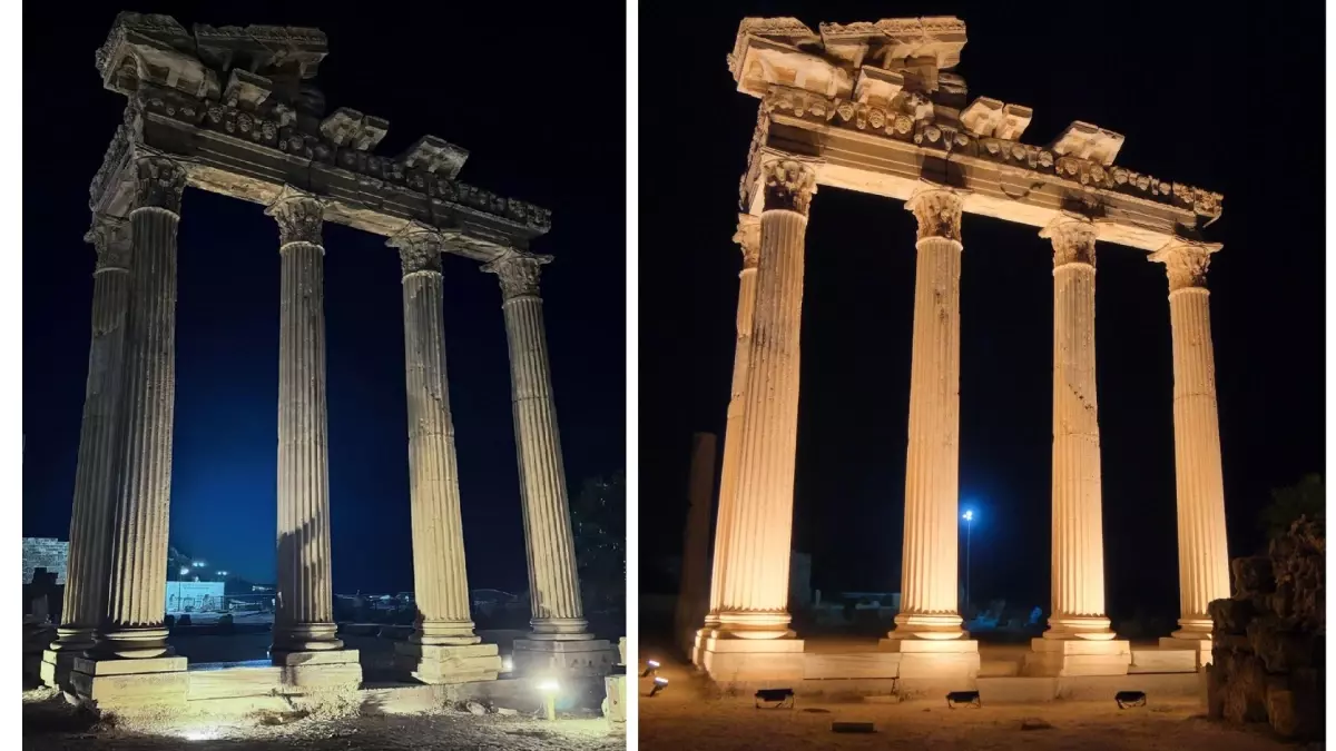 Apollon Tapınağı'nın Aydınlatılması Türk Turizmini Yeniden Canlandırıyor