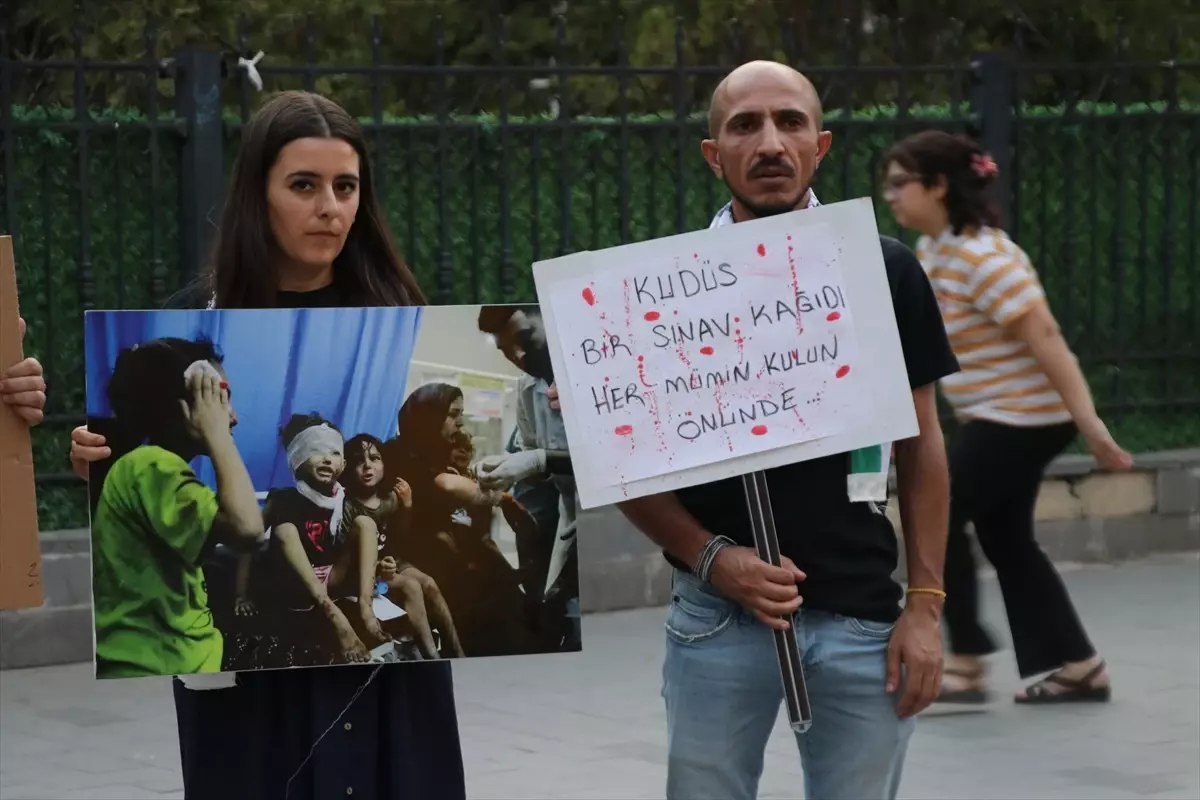 Siirt'te Gazze İçin Protesto