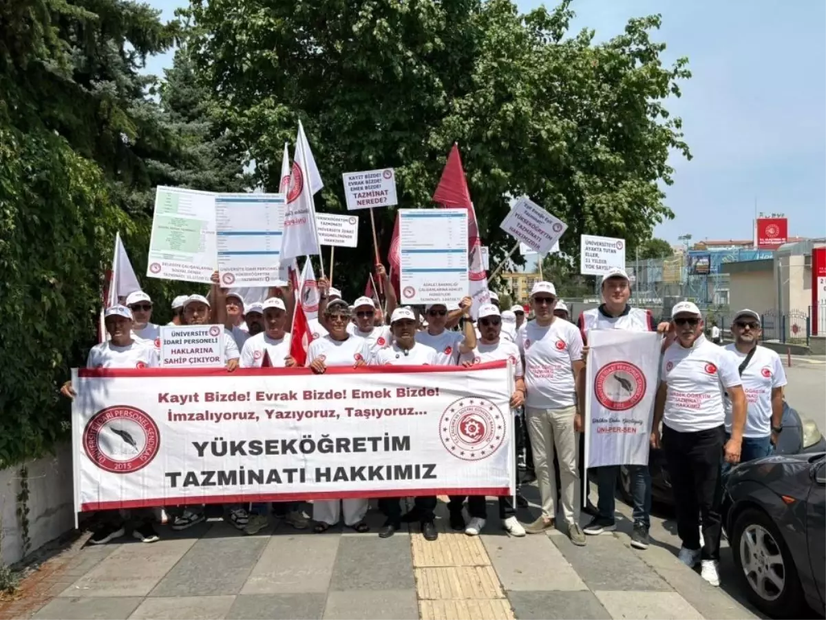 ÜNİPERSEN'den Tazminat Eylemi