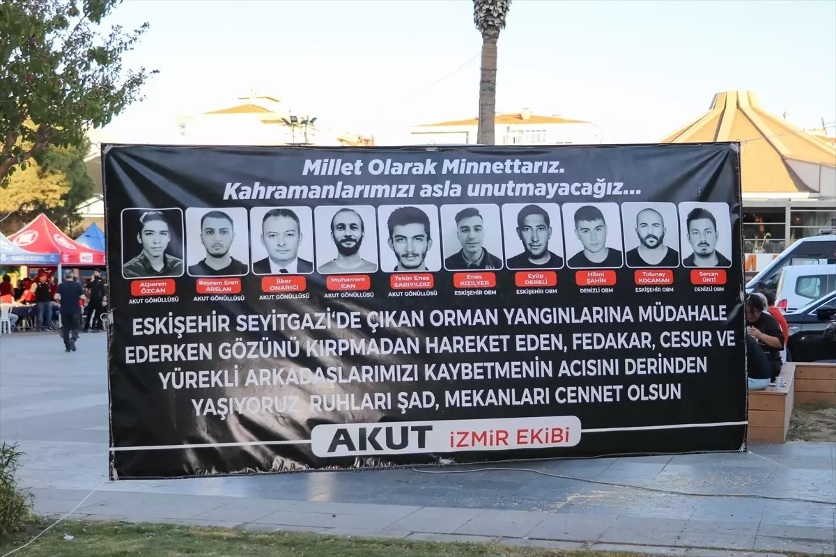 AKUT, Yangında Hayatını Kaybedenleri Andı