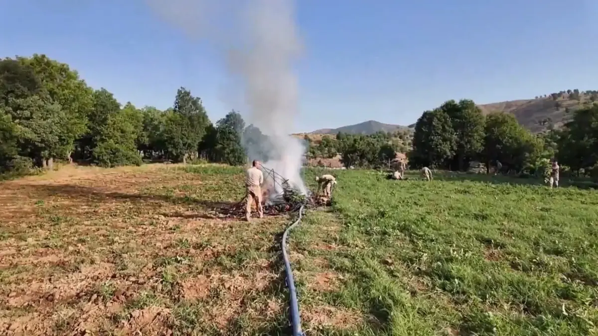 Diyarbakır'da TİHA İle Uyuşturucu Operasyonu