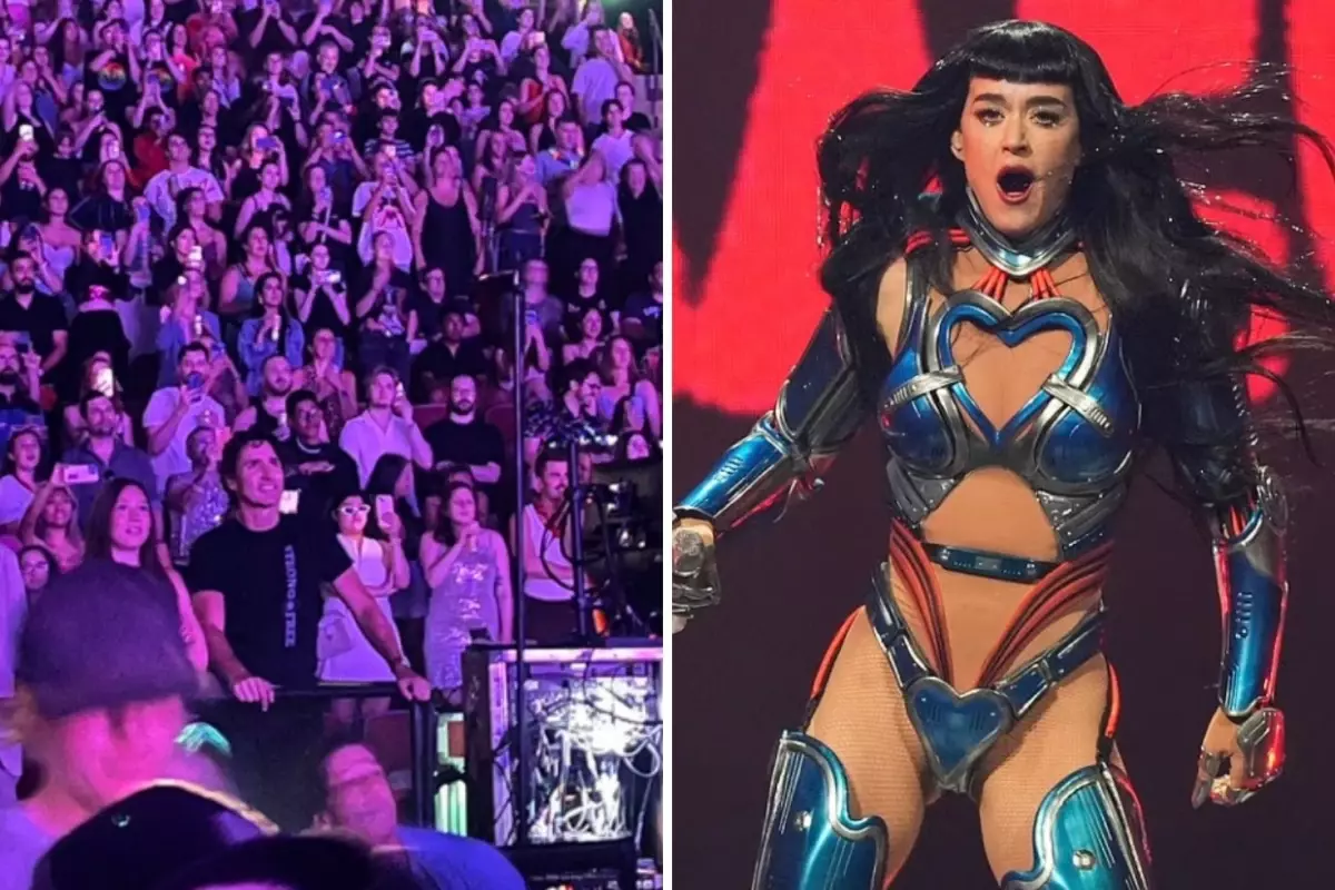 Romantik akşam yemeğinin ardından Trudeau, Katy Perry'nin konserine katıldı