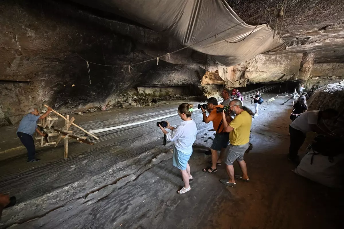 Gaziantep'teki Kendir İpi Mağarası Fotoğrafçıların Gözdesi