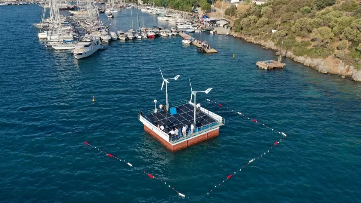 Bodrum'da Yüzer Su Arıtma Platformu Tanıtıldı