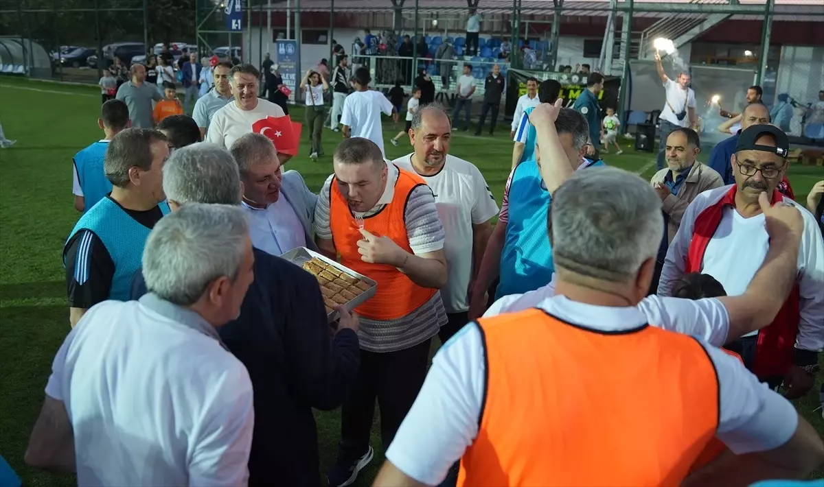 Erzurum'da Özel Bireylerle Dostluk Maçı