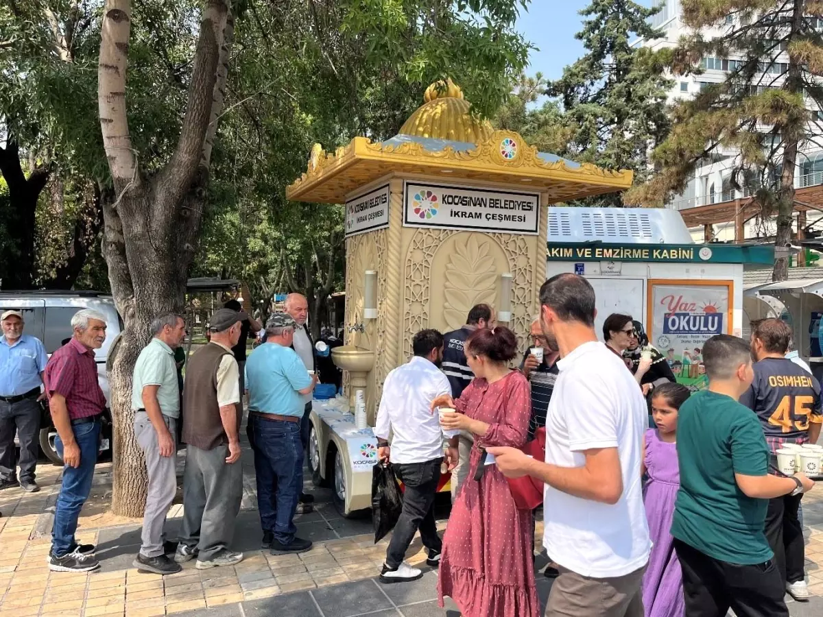 Kocasinan Belediyesi'nden Yaz Sıcaklarına Limonata İkramı