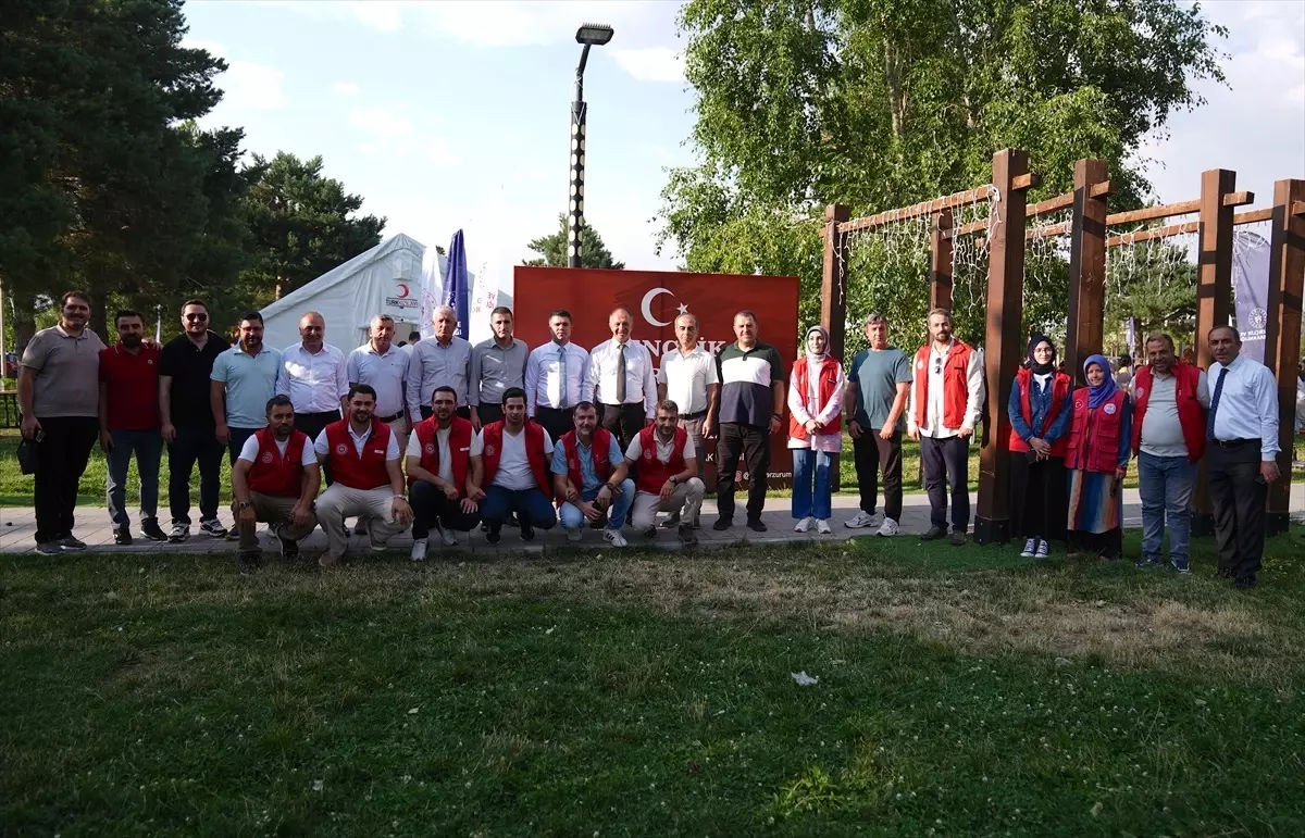 Erzurum'da Çadır Gençlik Merkezi Açıldı