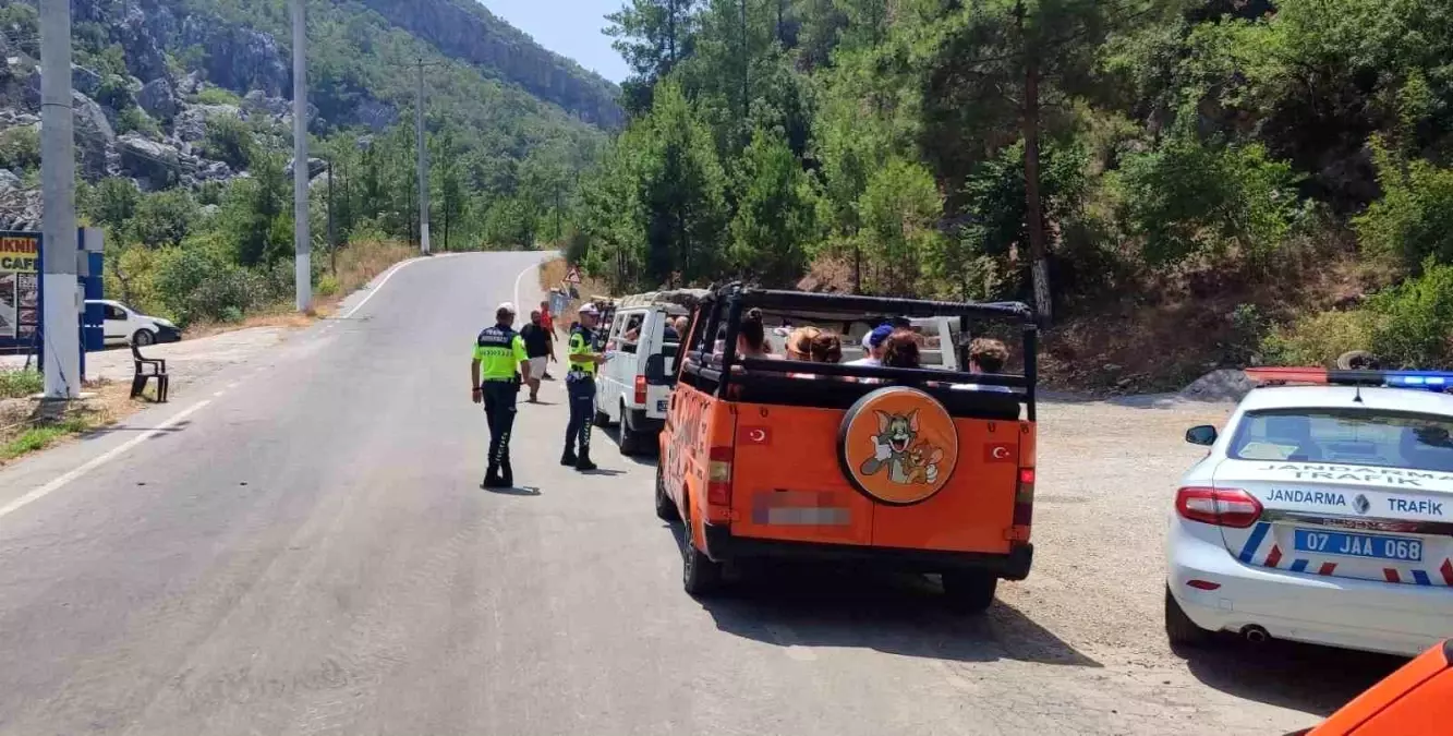 Alanya'da Safari Araçlarına Denetim