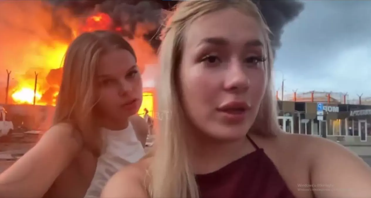 Ukrayna'nın vurduğu rafinerinin önünde video çeken 3 Rus gözaltına alındı