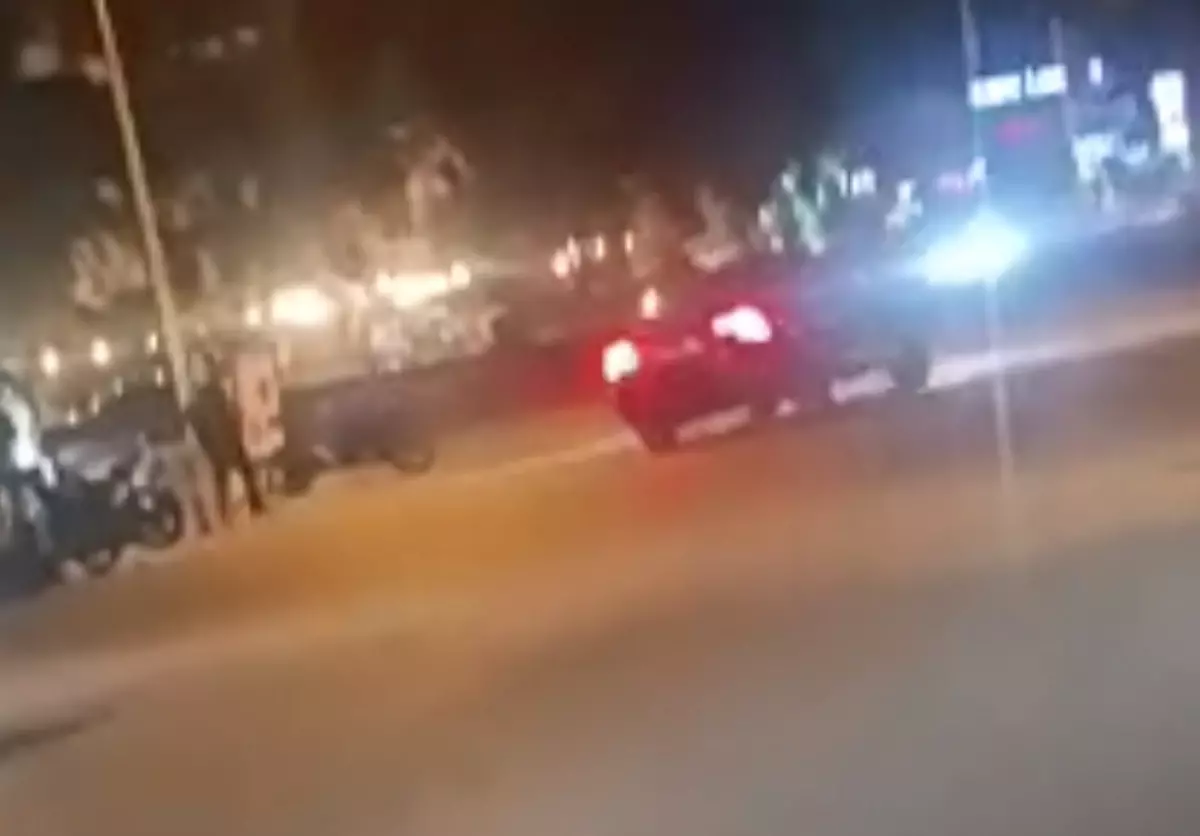 Drift Yapan Sürücü, Polisten Kaçarken Dere Yatağına Düştü