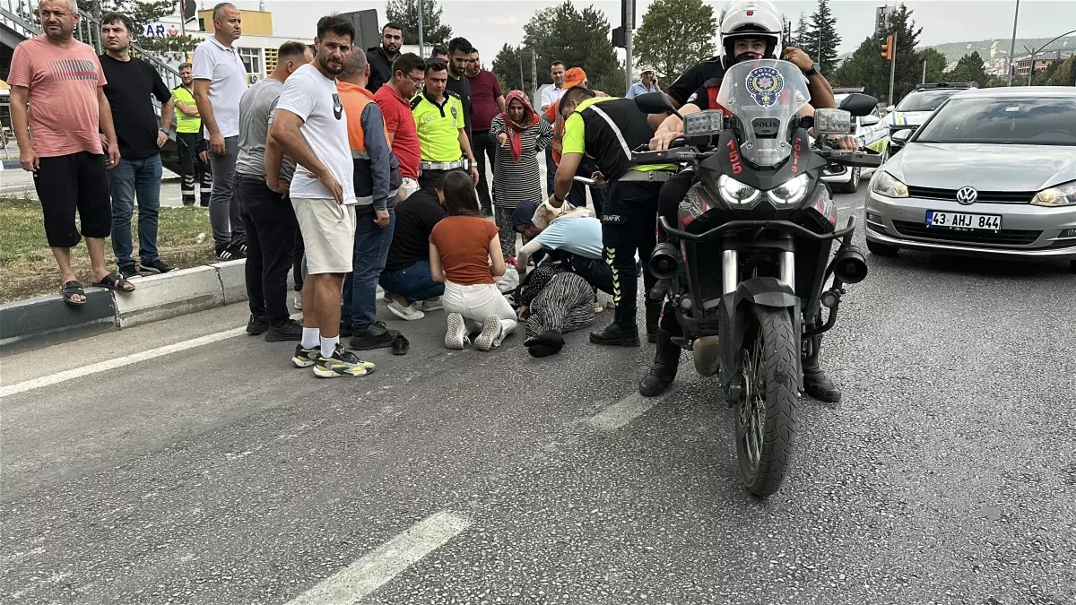 Kütahya'da Yaya Kazası: 71 Yaşındaki Kadın Yaralandı