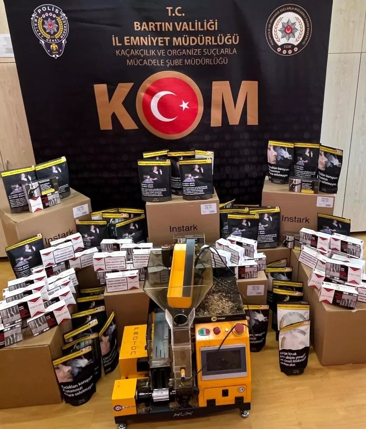 Bartın'da Kaçak Tütün Operasyonu