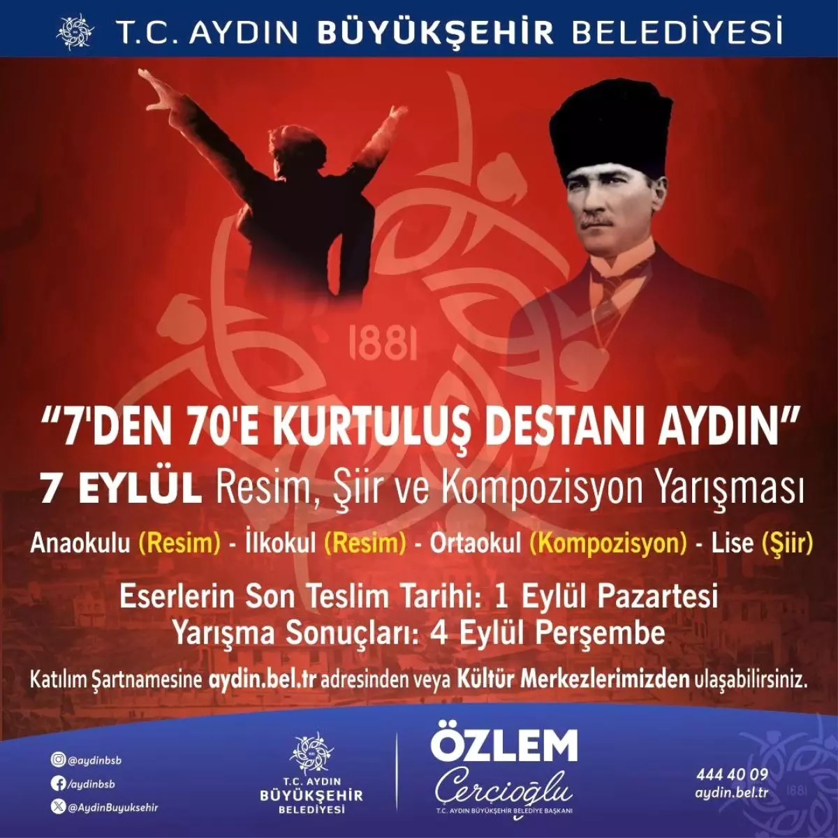 Aydın'da Öğrencilere Ödüllü Yarışma Daveti