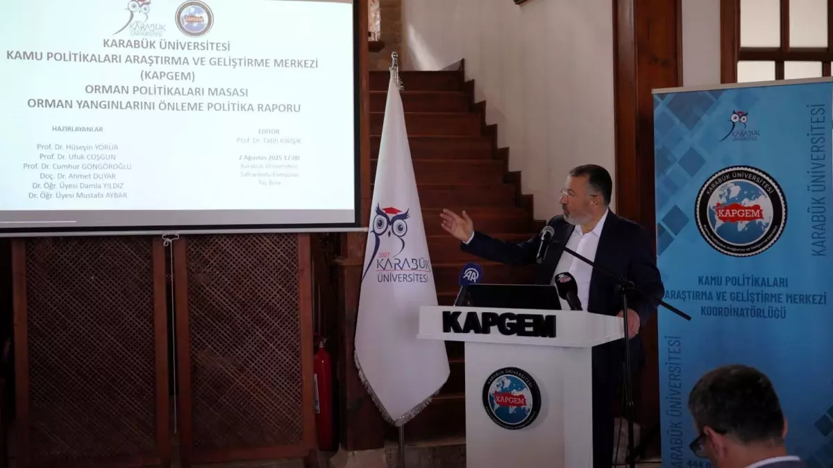 Karabük Üniversitesi'nden Orman Yangınlarına Önlem Raporu