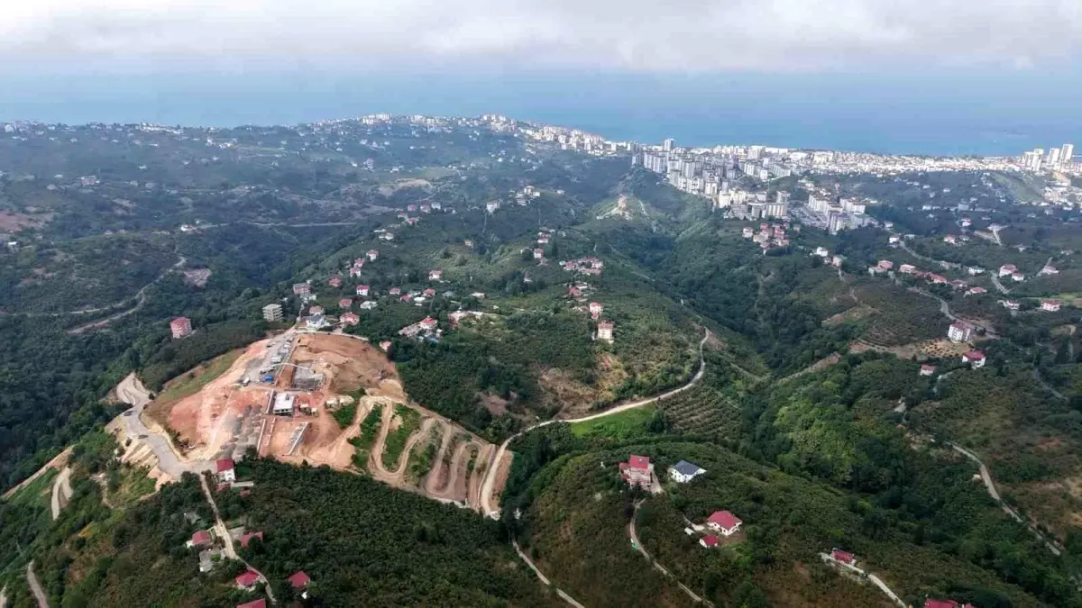 Trabzon Yomra'da Karadeniz'in En Uzun Dağ Kızağı Projesi
