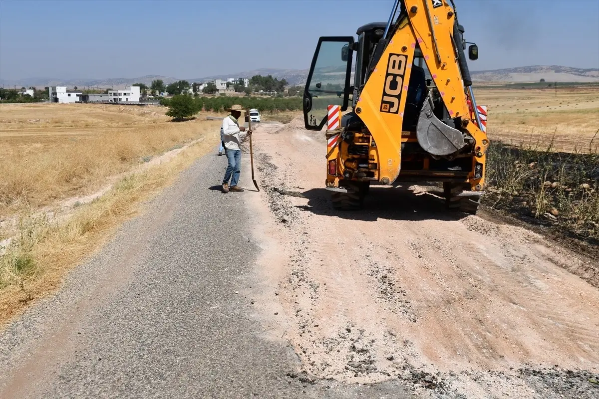 Gaziantep'te Kırsal Mahallelerde Yol Çalışmaları