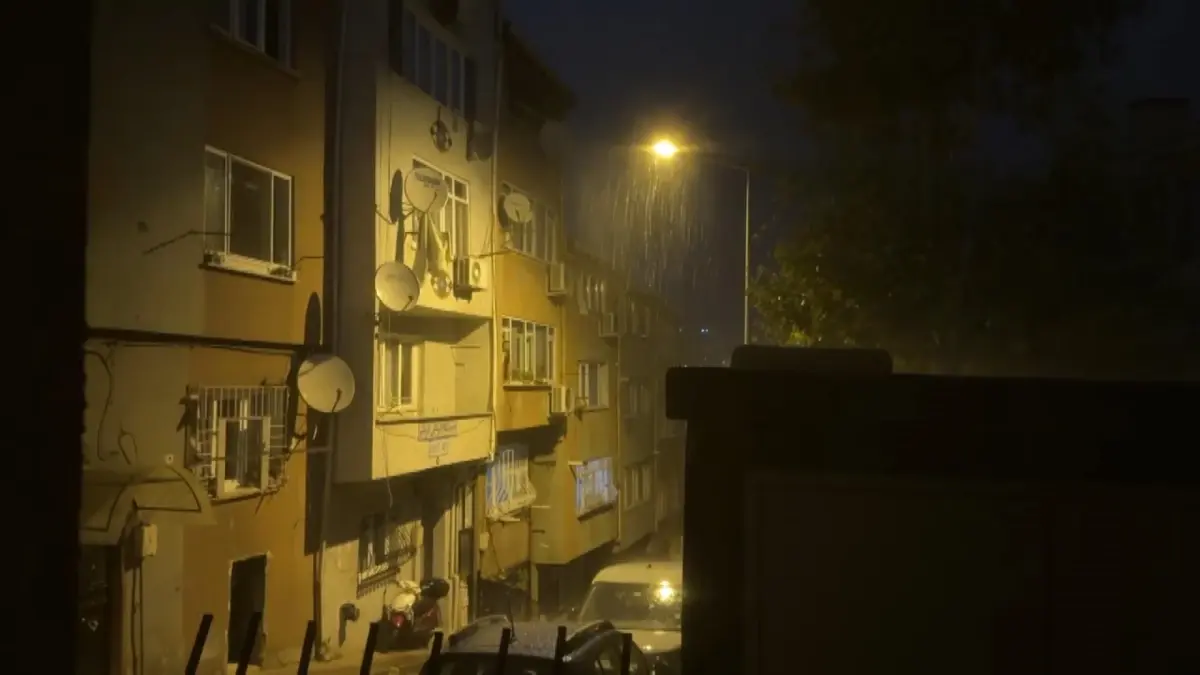 İstanbul'da Sağanak Yağış