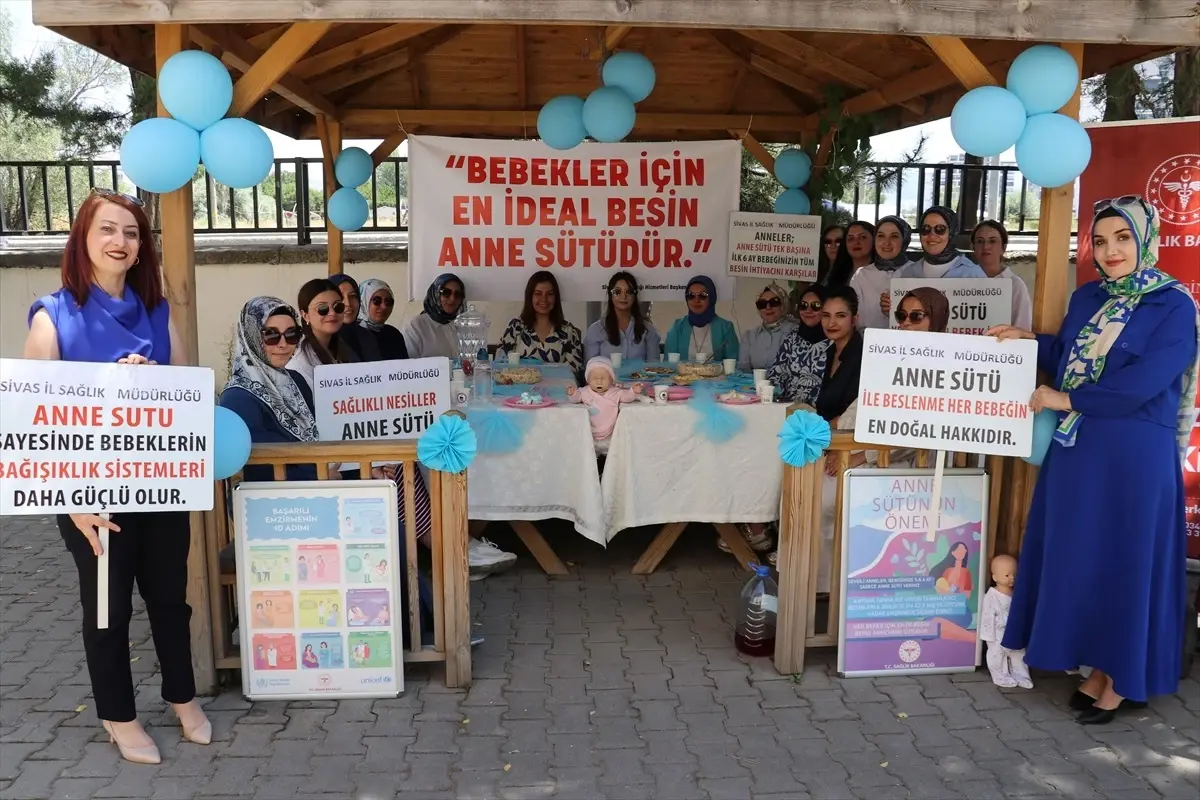 Dünya Emzirme Haftası Etkinliği Sivas'ta Düzenlendi