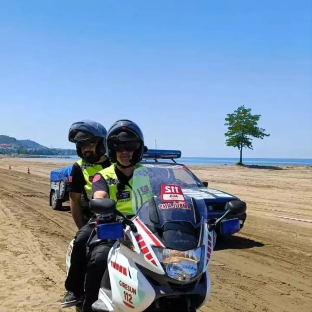 Giresun'da İlk Motorize Ambulans Hizmette