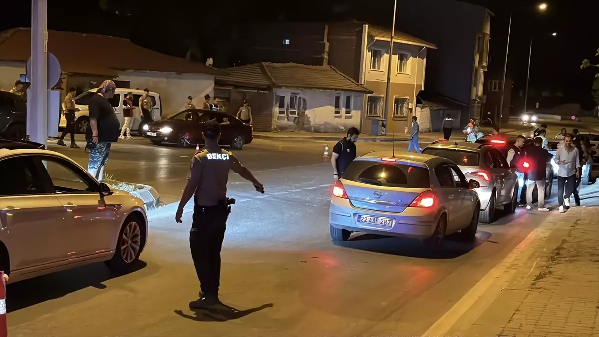 Edirne'de Alkollü Sürücü Yakalandı
