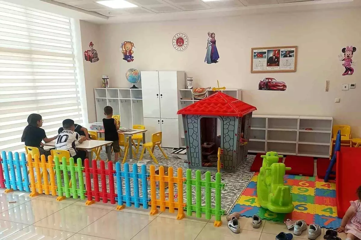 Beyşehir Adliyesi'nde Çocuklar için Oyun Alanı