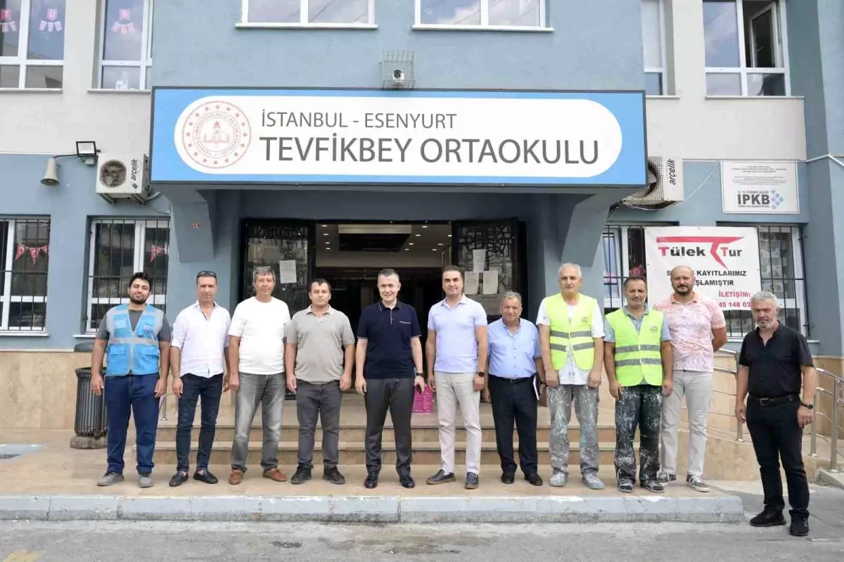 Esenyurt Belediye Başkan Vekili Can Aksoy, Eğitim Kurumlarını Ziyaret Etti