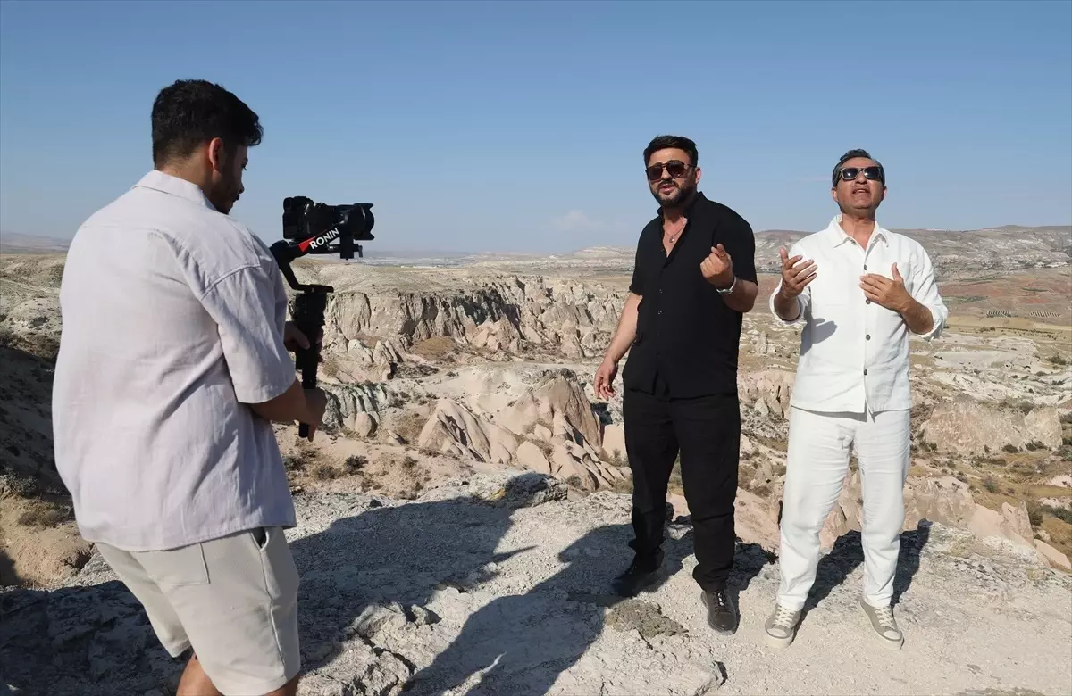 Rafet El Roman Kapadokya'da Klip Çekiyor