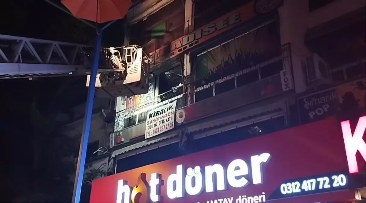 Çankaya'da Yangın Kontrol Altına Alındı