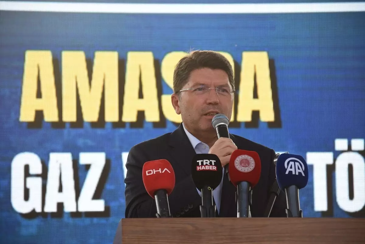 Adalet Bakanı Tunç, Amasra doğal gaz verme törenine katıldı Açıklaması