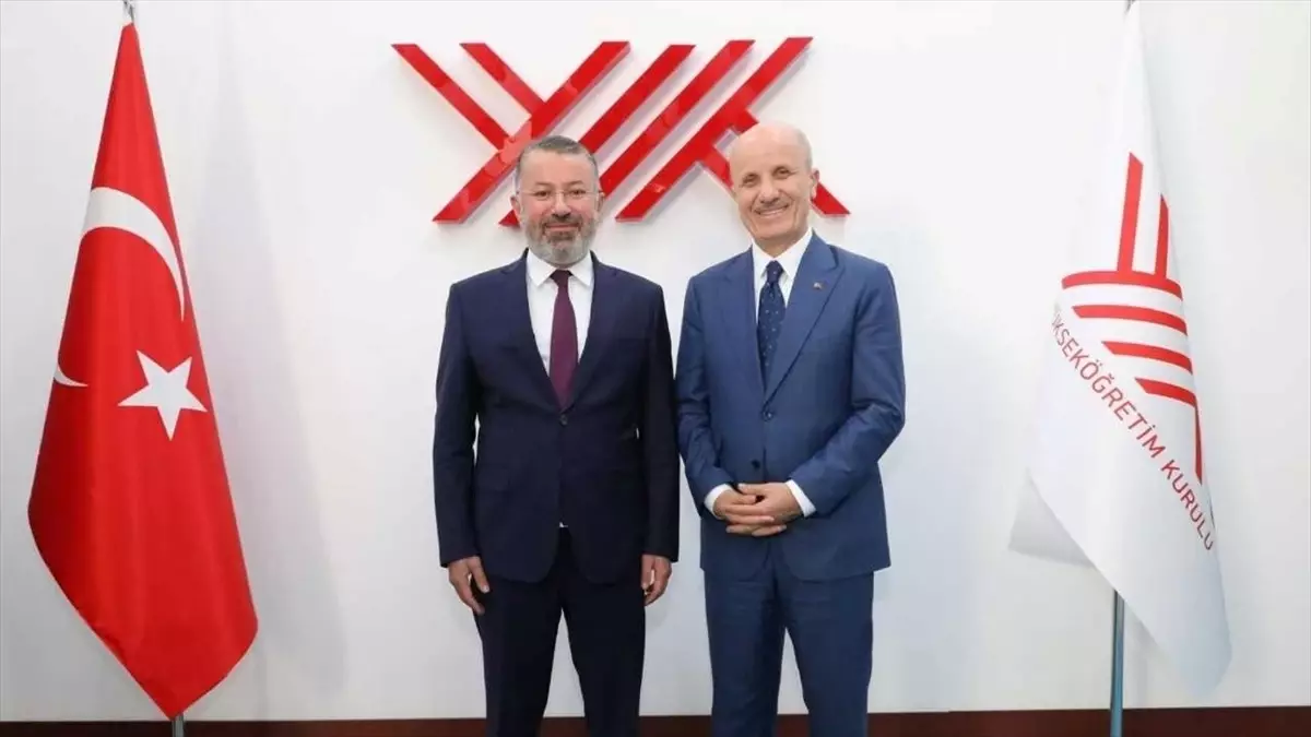 KBÜ Rektörü'nden YÖK Başkanı'na Ziyaret