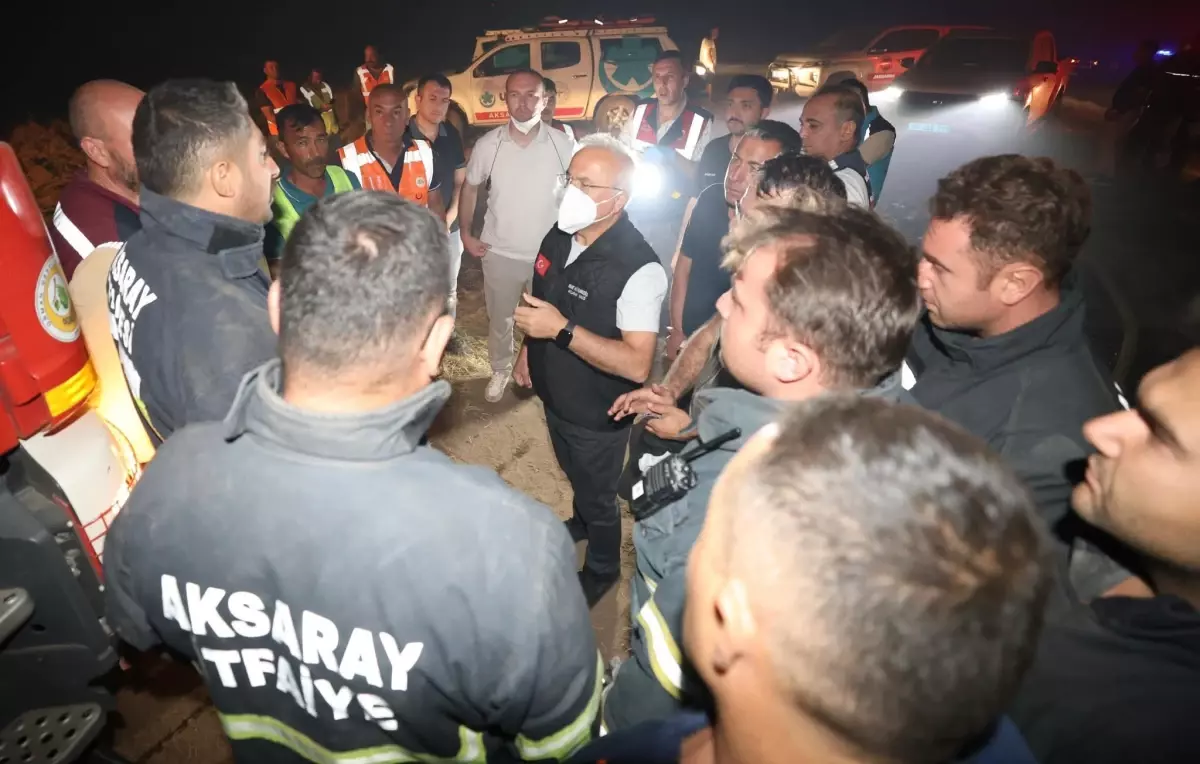 Aksaray'da Yangın Kontrol Altına Alındı
