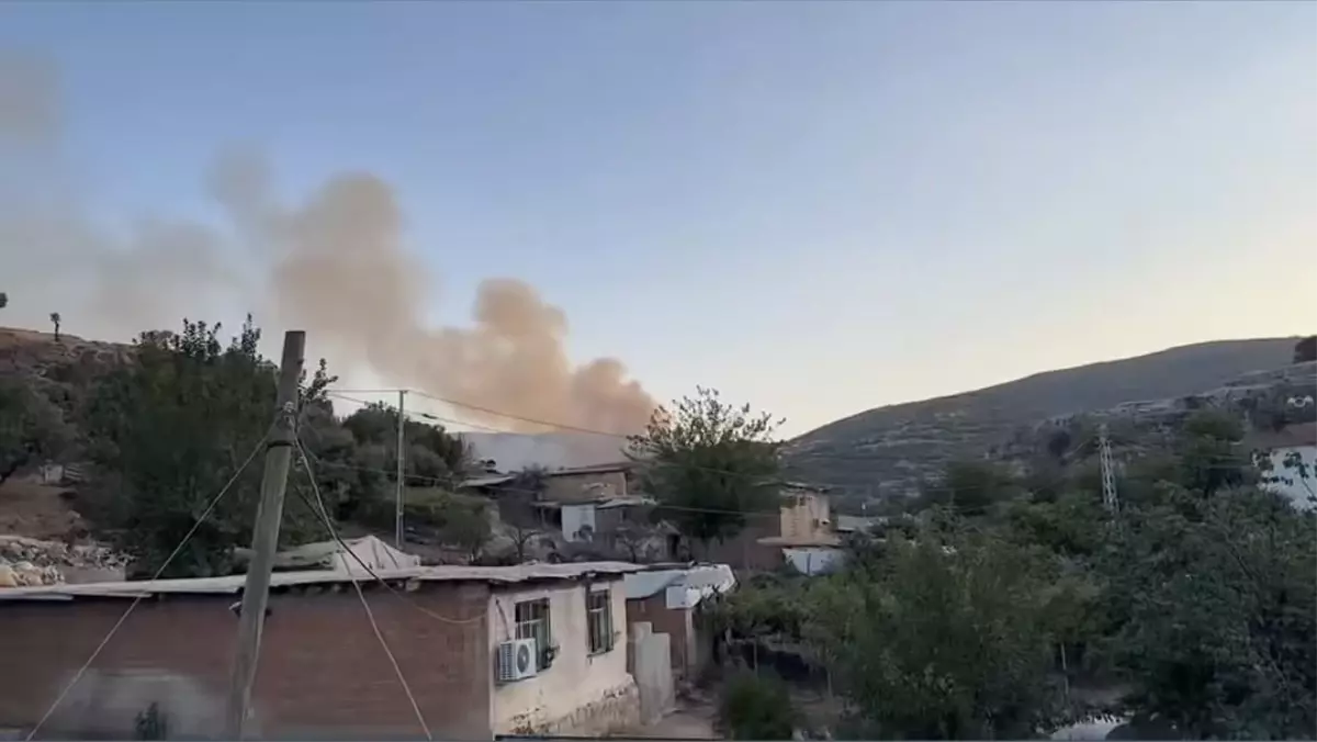 Silvan'da Örtü Yangını