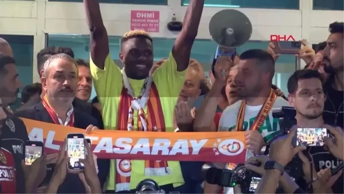 Victor Osimhen'in İstanbul'a gelişi internet veri trafiğinde rekor kırdı