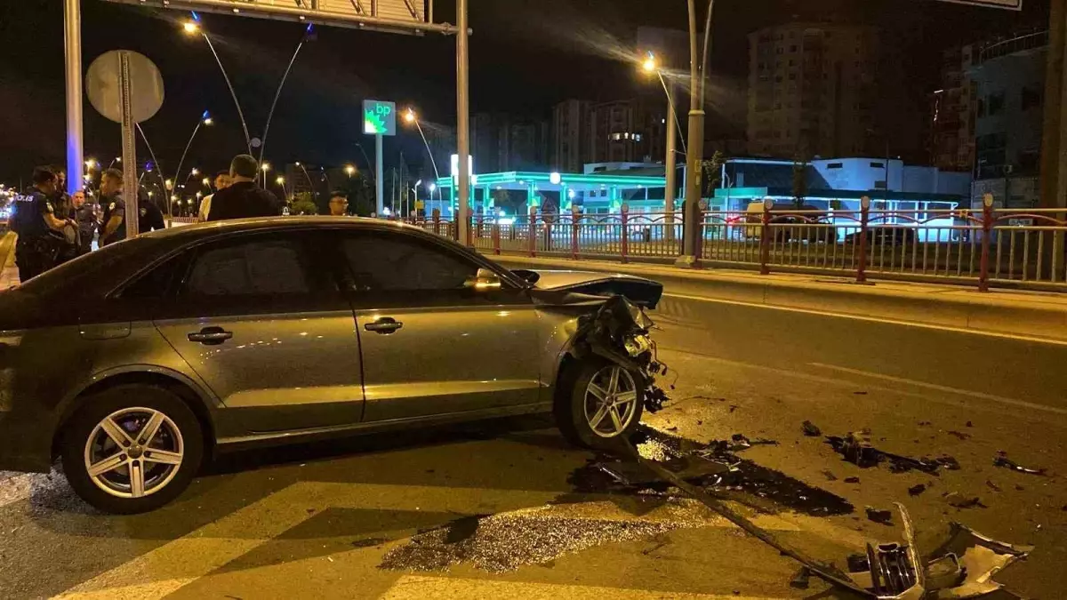 Kayseri'de Ters Yöne Dönme Kazası